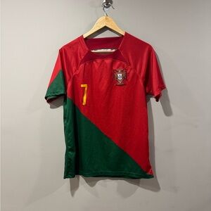 Portugal Cristiano Ronaldo Football Soccer Jersey